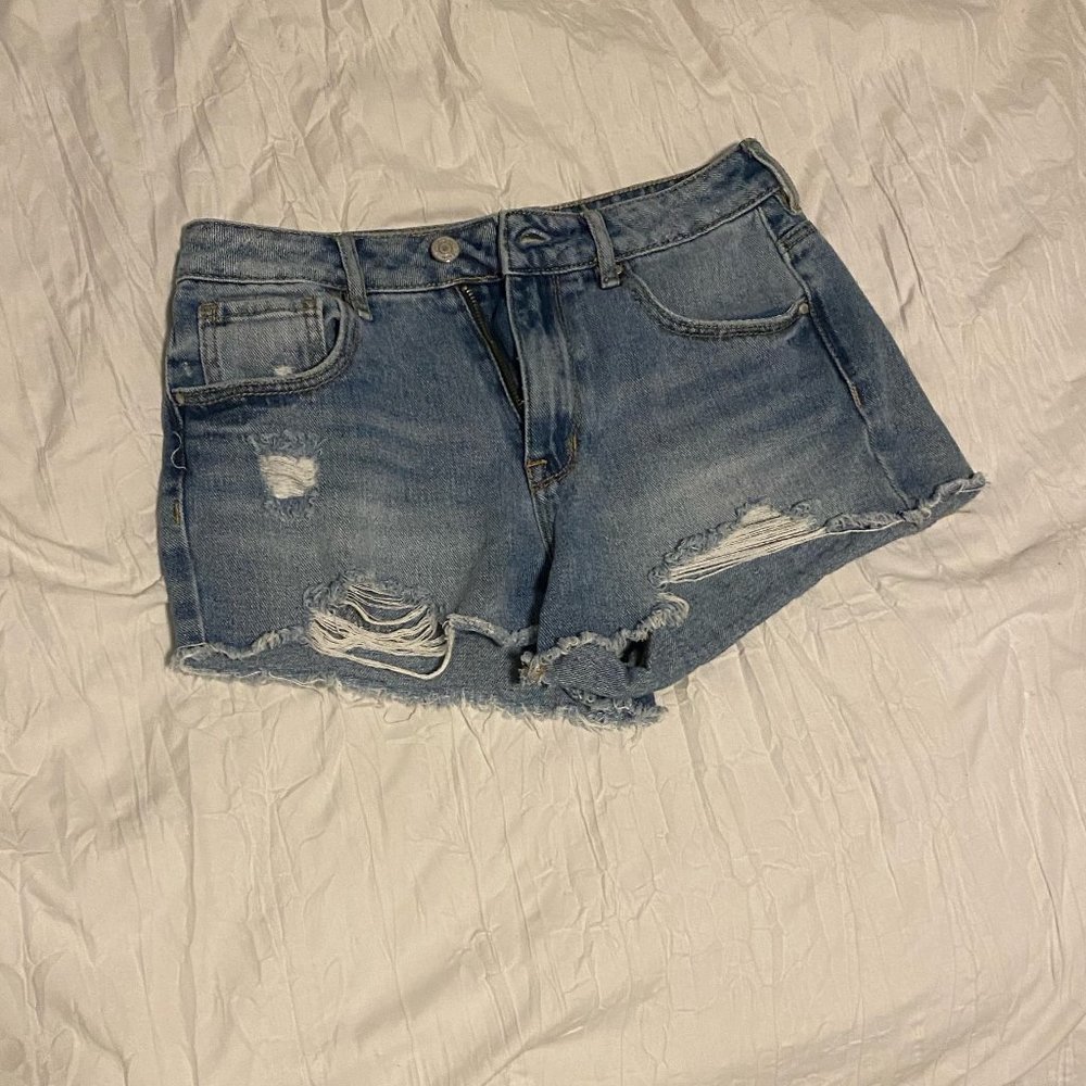 PacSun high rise jean shorts